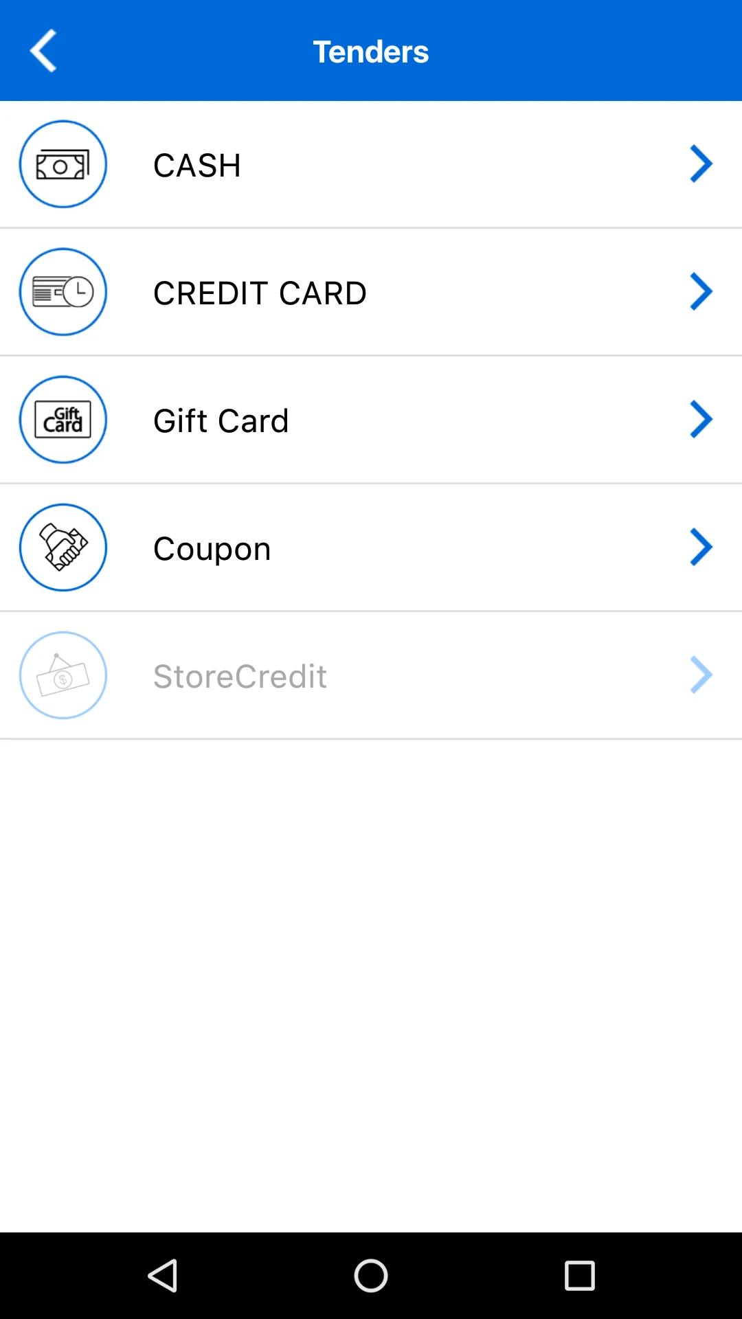 iVend POS screenshot