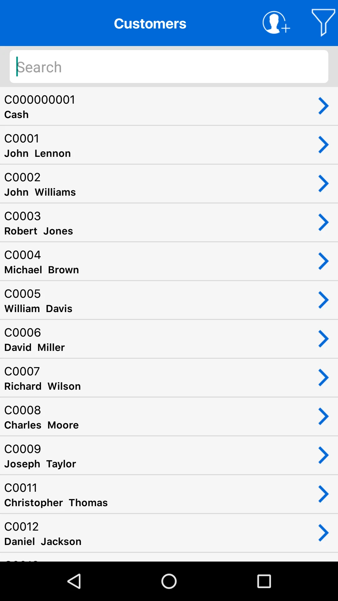 iVend POS screenshot